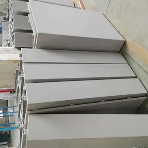 收费站檐口铝单板 灰色胶缝干挂铝板 收费站铝合金单板吊顶