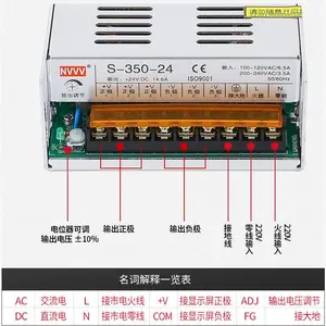 ��ΰLED���ص�ԴS-350W-12V ���ؼ���Զ�AC220תֱ��DC�ƴ�