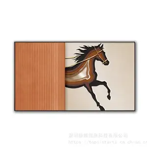 装饰画挂画工艺画立体木雕实物装置别墅会所酒店餐饮样板间设计师款