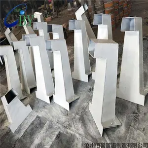 佰誉生产DN150不锈钢侧排雨水斗 建筑管道无水封地漏规格齐全