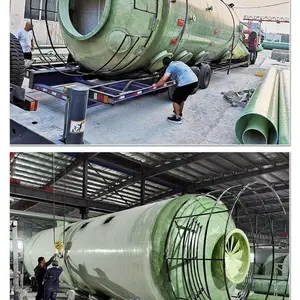 衡水亿通 定做供应砖厂尾气净化塔 废气处理装置 型号14米*2.5米 净化率***以上