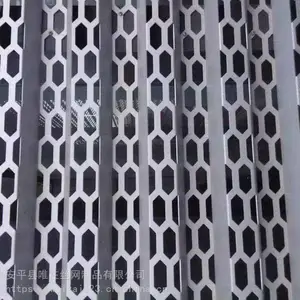外墙装饰网 铝拉网幕墙装饰网 唯在厂家定制2mm金属扩张网