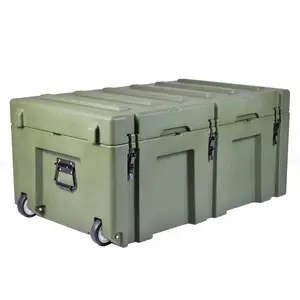 220L 滚塑箱 带轮子 安全防护 坚固耐用 可挂锁 设备仪器运输周转