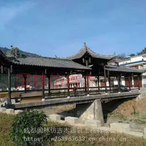 陕西仿古廊桥、长廊、水榭免费设计施工,国林仿古木厂家