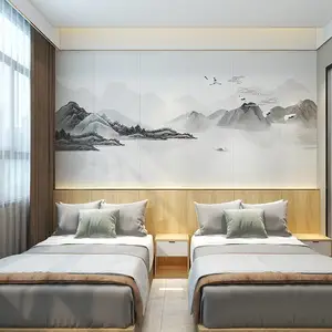 深圳店面装修竹木纤维平缝集成墙板施工方便