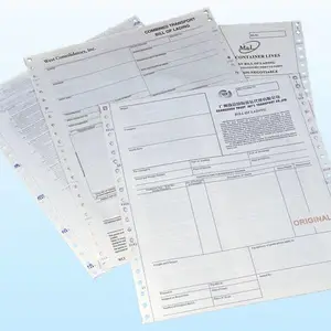 三联四联空运提单印刷 五联六联海运提单定制 国际货运提单印刷厂