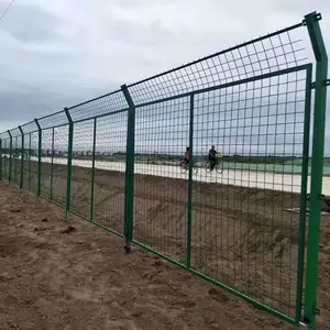 雷泰铁丝网围栏围墙围果园的钢丝网安全栅栏