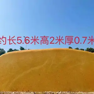 岳池黄蜡石大型景观石 园林村口村标石 天然风景刻字摆件