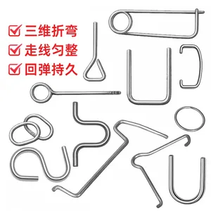 各规格形状线成形铁线不锈钢钢丝折弯加工线成型异形弹簧机械配件