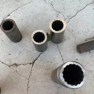 沈阳精密外圆内方钢管厂家 外圆内六方钢管 农机六方轴套管 三角钢管