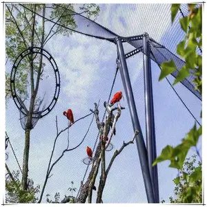 花架防坠网不锈钢绳网加工厂植物攀爬网材料