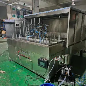 自动喷漆机小型地轨线固定喷枪自动喷油流水线塑胶塑料喷涂设备