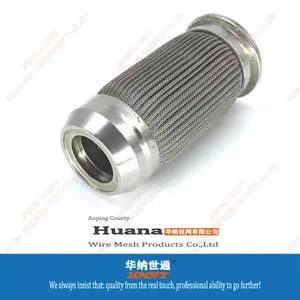 222 226接口折叠滤芯不锈钢丝网折叠过滤器快接口不锈钢滤芯