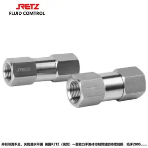 进口内螺纹单向阀 止回逆止阀结构原理图片品牌:美国RETZ(瑞茨)