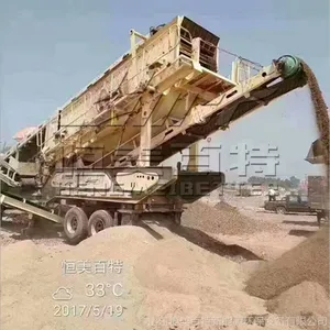 安徽移动石子破碎机 矿石破碎机型号 移动破碎站 磕石机厂家