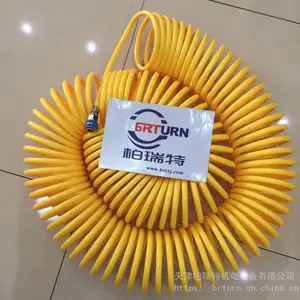 襄阳BRTURN 螺旋气管 大口径尼龙弹簧气管 超长弹簧管高压伸缩软管 定制 40米 平衡吊专用