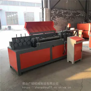 广锐10-18型河北无痕调直机视频 高精度校直 无误差钢筋调直机价格