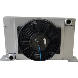 机械设备中冷器液压油散热器换热器口琴散热器翅片散热器全铝散热器
