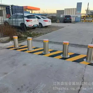 全国海康大华安快启功九鼎全自动液压防撞柱电动伸缩地桩防冲撞升降柱阻车路桩学校硬隔离防撞桩路障生产厂家