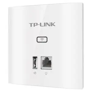 TP-LINK无线86型300M面板AP带USB口WIFI墙壁路由器TL-AP303I-P OE