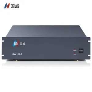 湖北武汉总代理国威(HB)集团程控机架式电话交换机 GW1600(1)型 8外线24分机电脑调试远端维护酒店叫醒I