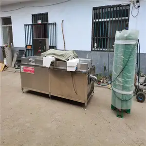 羊蹄烧毛流水线火烧羊蹄不锈钢材质羊蹄燎毛线信泽屠宰设备羊蹄拔毛机