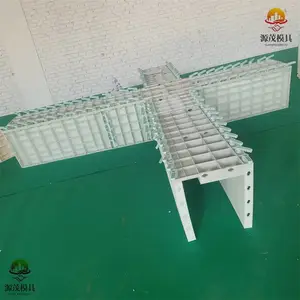 水泥方形框架梁模板 源茂方形框架梁塑料模板 边坡框架梁模板