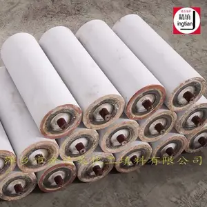耐磨陶瓷托辊 碗卡式陶瓷托辊 陶瓷锥形 摩擦 梳形 槽形 过渡 V型瓷质辊子