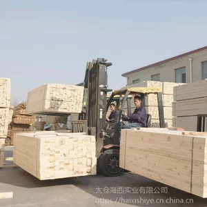 安徽合肥市建筑木方工程铁杉建材方木 工地木材加工厂
