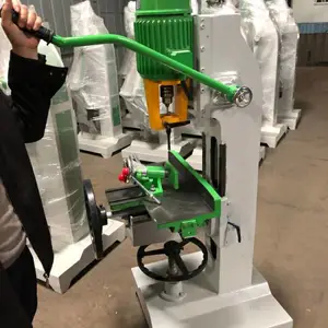 家具设备木工榫槽机MZ610气动方眼钻开孔机