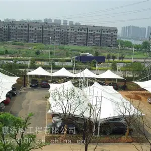 荆门广场膜结构景观，膜结构遮阳棚品牌