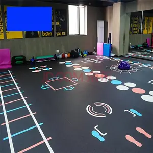 健身房定制地胶 商场密实底塑胶地板 防滑耐磨