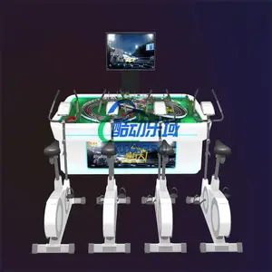 乐骑竞行桌面迷你赛车比赛发电单车自行车竞技