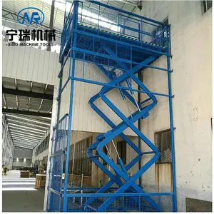 宁瑞多规格定制 固定剪叉式升降货梯 仓库厂房装卸货 空间适应性强