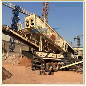 北京轮胎式移动破碎站处理城市建筑垃圾 移动破碎机厂家