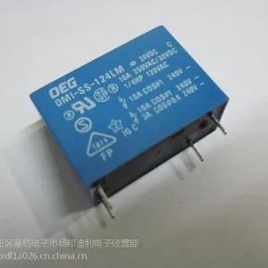 OEG继电器 OMI-SS-124LM 24VDC 4脚 10A 全新正品现货