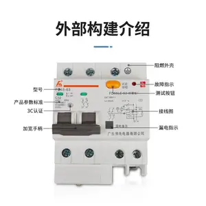 广东佛电专业供应FD65LE防雷漏电断路器