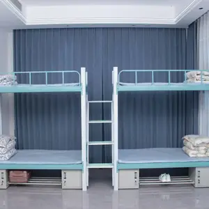 闭口加厚型材床 学校工地宿舍床铁床 上下铺床