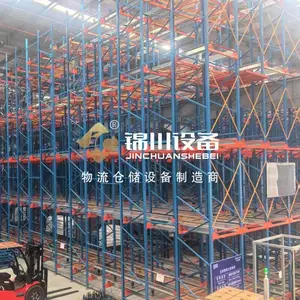 锦川钢制仓储穿梭式货架 智能高密度存储货架仓库 自动化货物存放架