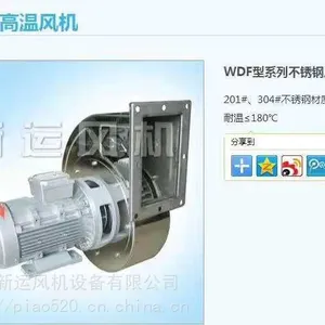 高温不锈钢风机WDF型370W