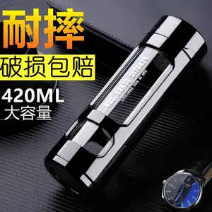 双层塑玻杯厂家塑玻广告玻璃杯订做塑料外壳抗摔玻璃杯子玻璃广告杯印字定做