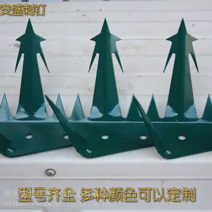 安盛厂家现货批发 别墅小区防爬刺钉 围栏大门防盗防爬刺 不锈钢大号刺钉 热镀锌刺钉