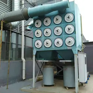 选矿厂微动力除尘器_采煤厂焦化厂皮带输送机滤筒式除尘器