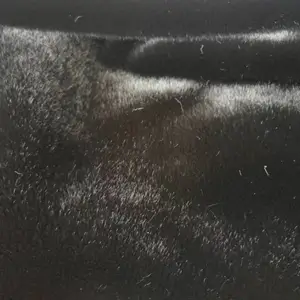 宁波慈溪产高端FDY黑色高仿真水貂毛
