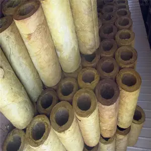 ***防腐岩棉管*** 荣科岩棉保温管质量用着放心