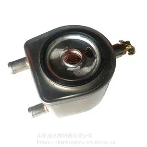 供应欧系发动机 机油冷却器 散热器 742010021圆盘式油冷器