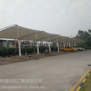 厂家直销展览中心炭素结构钢,PVDF膜结构,免费获取设计