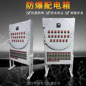 粉尘防爆配电箱 铝合金不锈钢材质可选 IIB 照明动力矿用成套配电柜