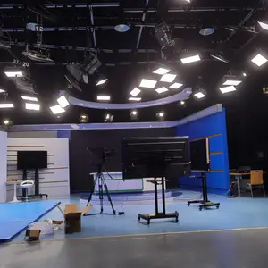 演播室装修 蓝箱 绿箱定制装修 演播室设计与装修 灯光调试安装 虚拟演播室装修