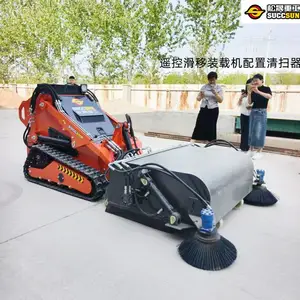 履带式小型装载机 锂电池好用 新能源电动铲车 充电2小时续航8小时
